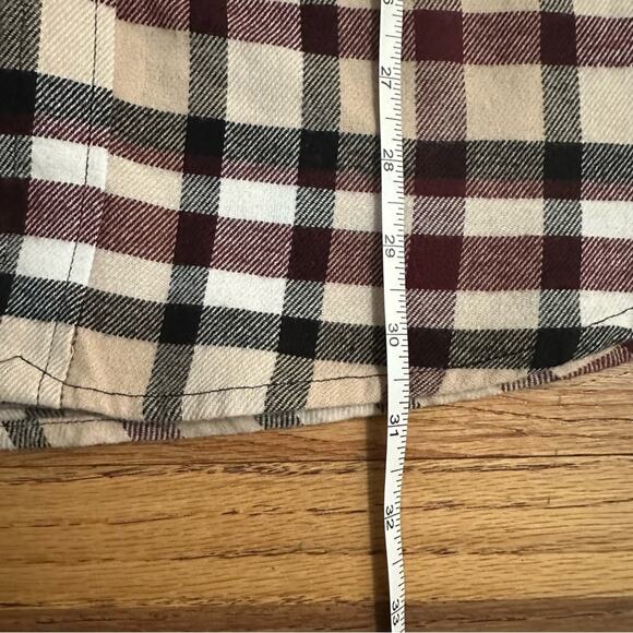 NWT! Men’s PacSun Plaid Button-Down Shirt, 100% Cotton, Western, Large - Picture 9 of 9